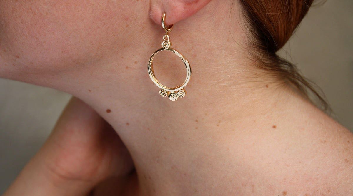 LES POULETTES BIJOUX - Collana Fiamma Tagua - Classics - Arancione : Stéphanie Ducauroix
