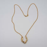 Carica l'immagine nel visualizzatore di Gallery, Collana Luce CACAO Jewels in ottone placcato in oro 18 carati.
