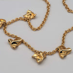 Carica l'immagine nel visualizzatore di Gallery, Dettaglio dei cuori stropicciati della Collana Mille Baci CACAO Jewels.
