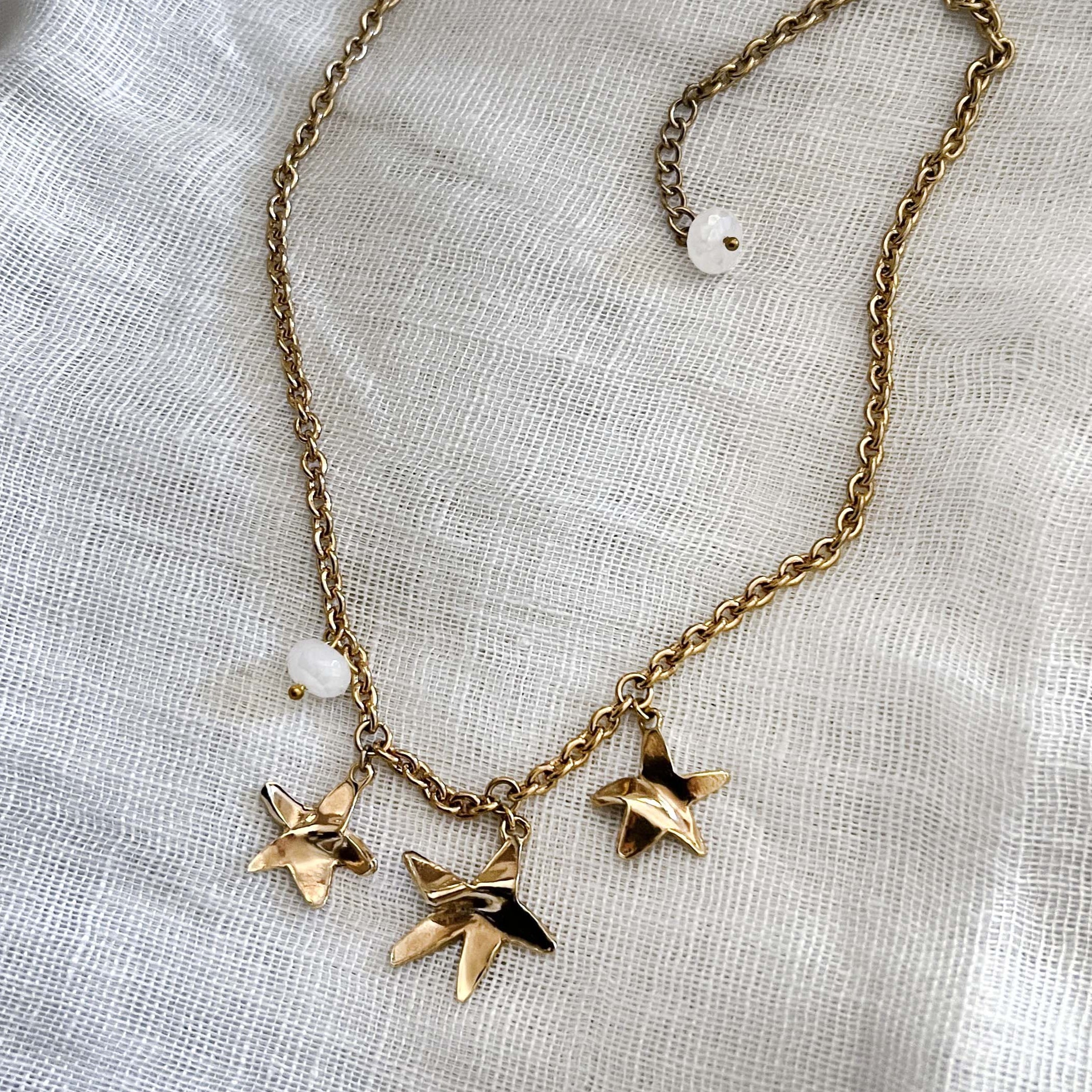collana costellazione, tante stelline scintillanti
