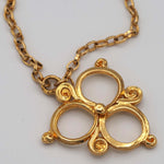Carica l'immagine nel visualizzatore di Gallery, Collana Rosone CACAO Jewels della collezione Flavia, con pendente ispirato ai rosoni architettonici.
