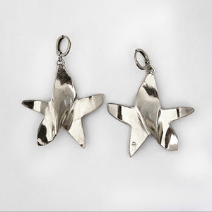 orecchini stella argento, bijox, handmade jewels, gioielli fatti a mano