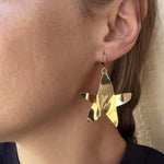 Carica l&#39;immagine nel visualizzatore di Gallery, orecchini stelle oro e argento, bigiotteria, gioielli artigianali, Cacao Jewels
