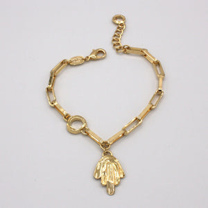 bracciale ventaglio, cacao jewels, bracelet, gioiello ispirazione anni 50, dive americane, palma